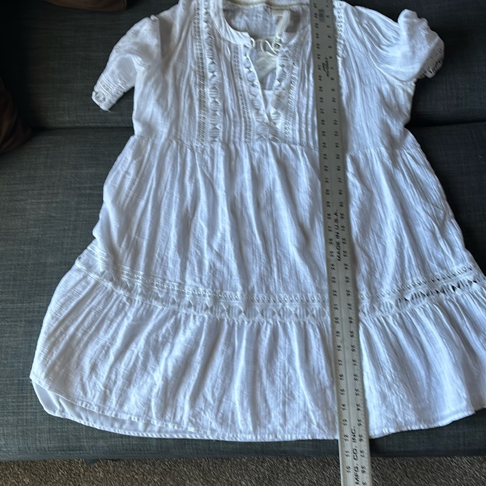 Knox Rose White Boho Tunic Dress - Picture 10 of 10